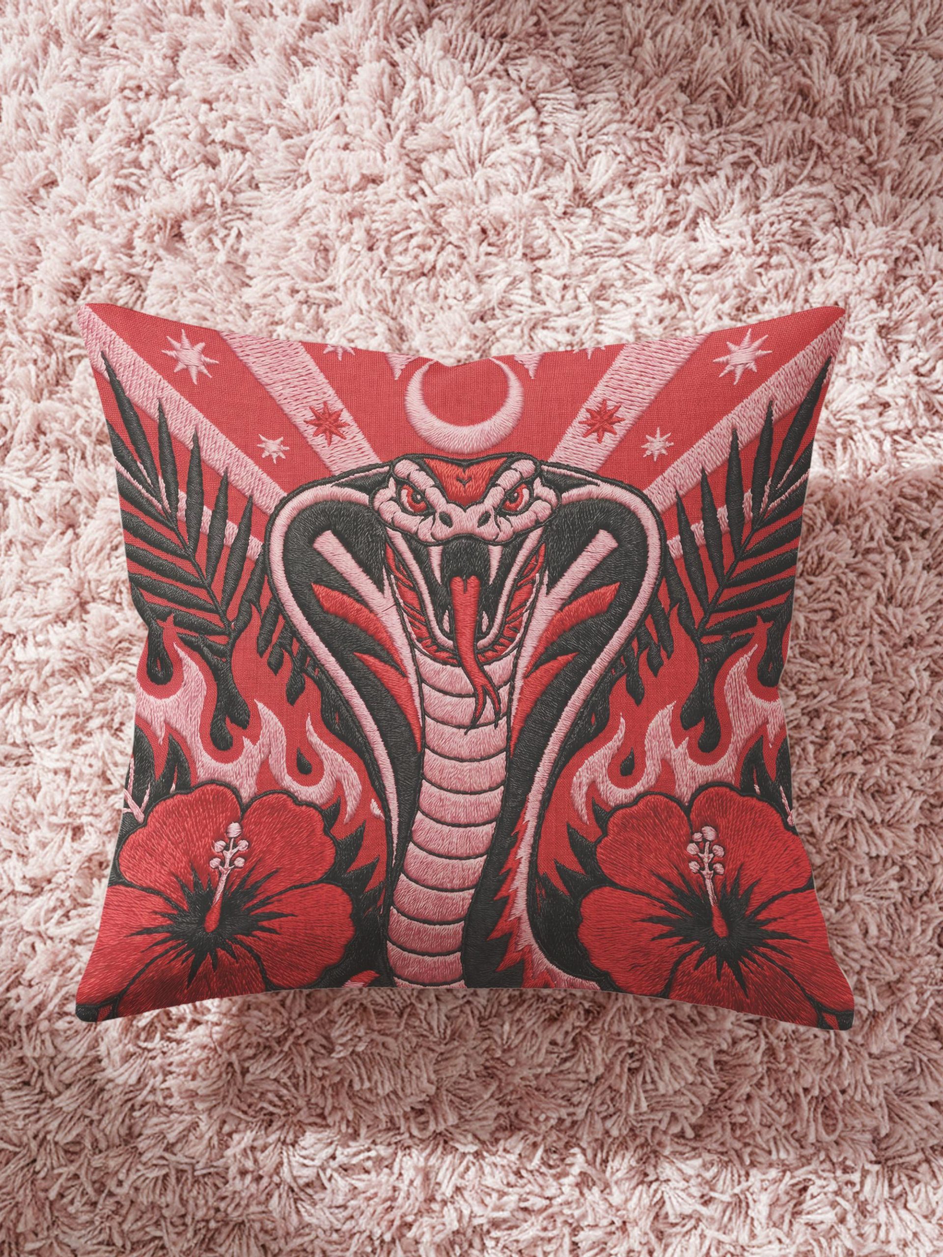 Embroidered Cobra Pillowcase - Image 5