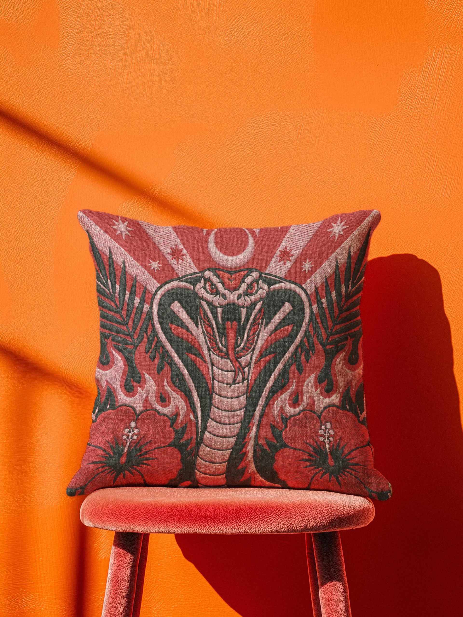 Embroidered Cobra Pillowcase - Image 4
