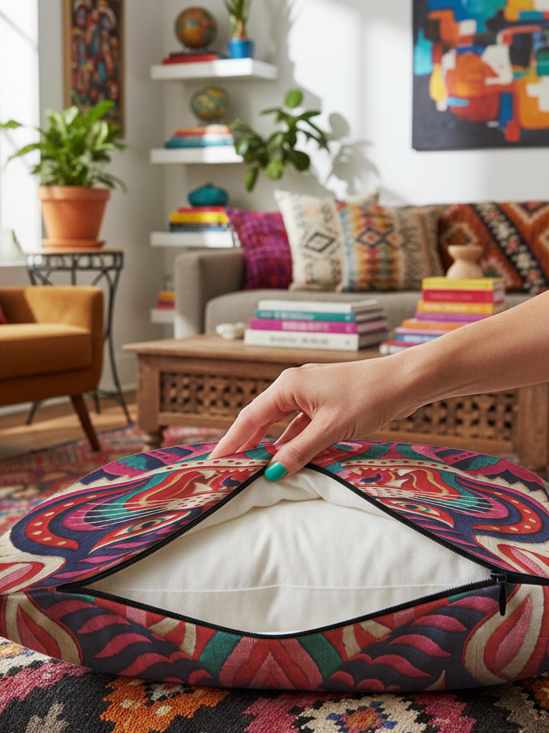 Embroidered Tiger Pillowcase - Image 5