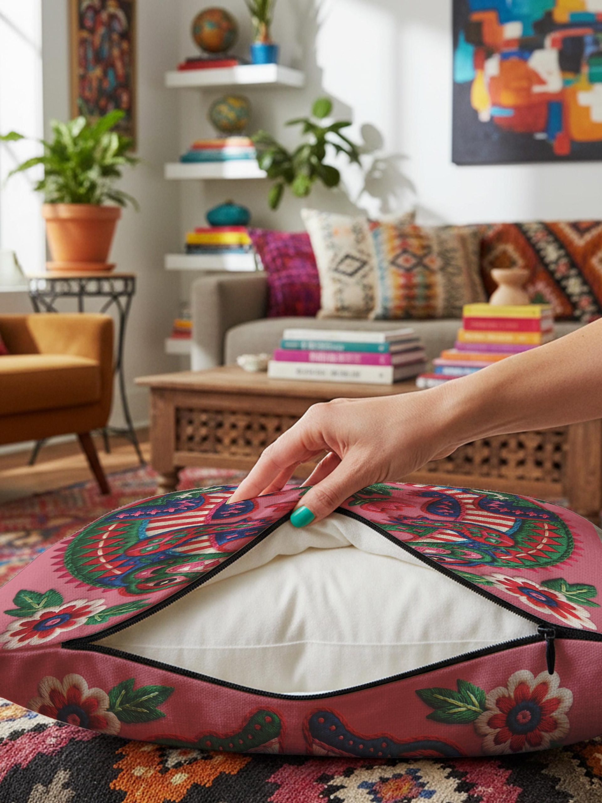 Ultimate Crocodile Pattern Cushion and Pillowcase - Image 4