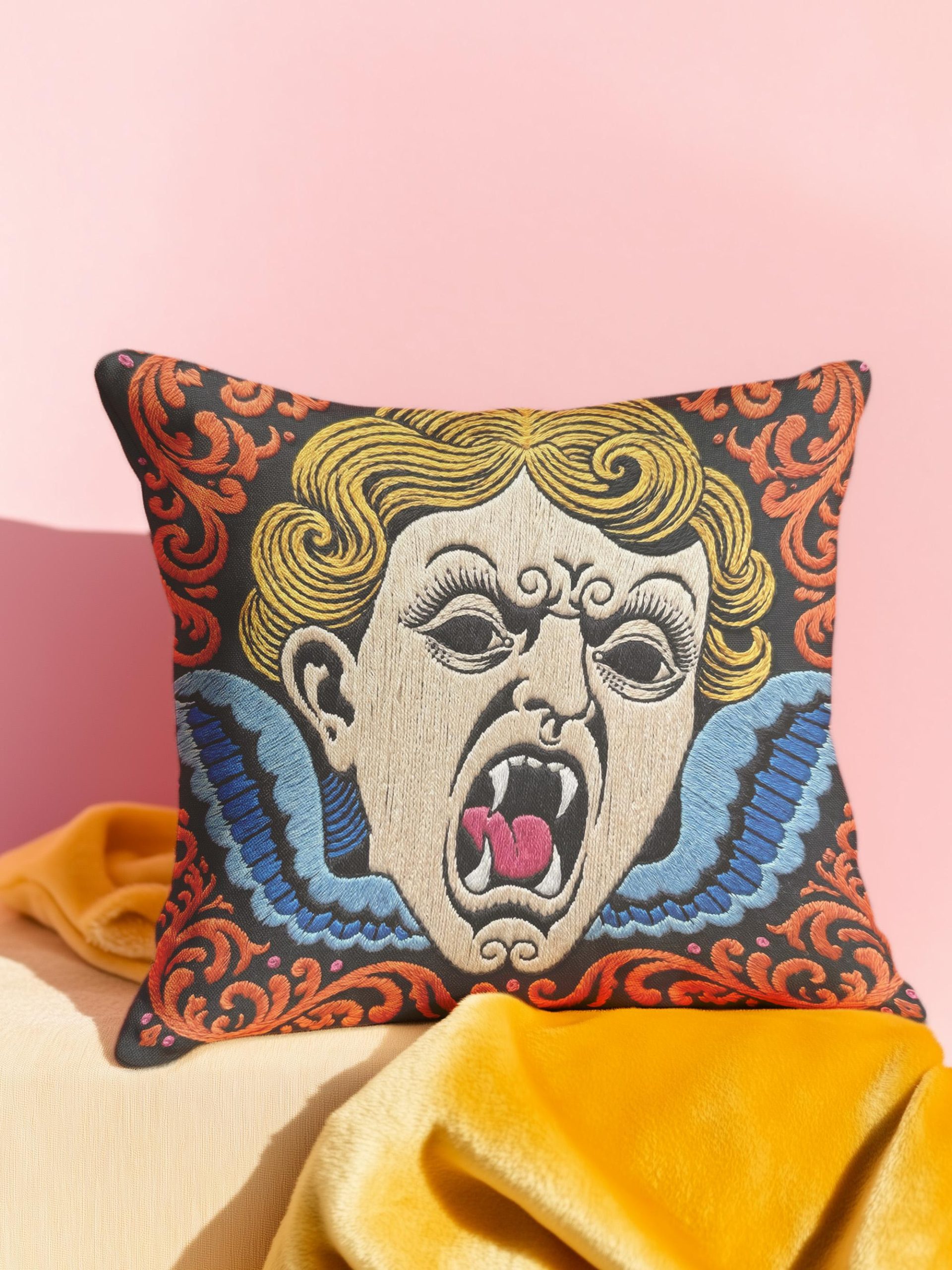 Halloween Gothic Vampire Pillowcase - Image 4