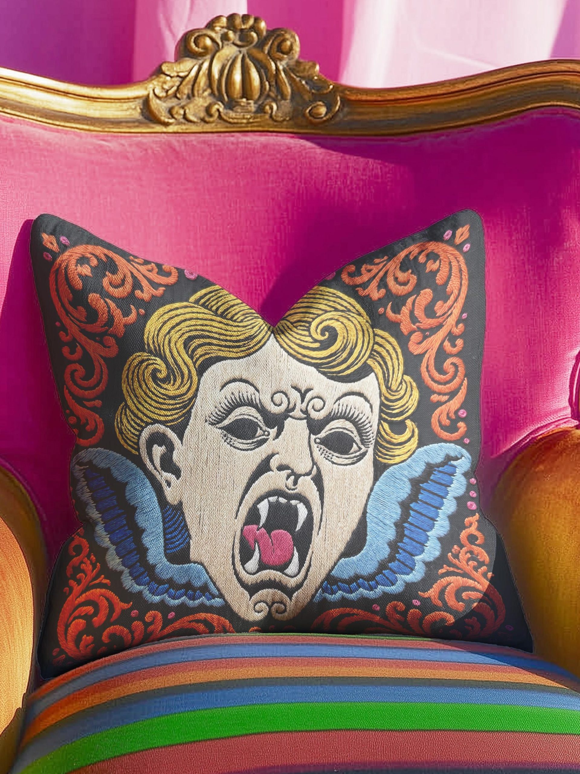 Halloween Gothic Vampire Pillowcase - Image 5