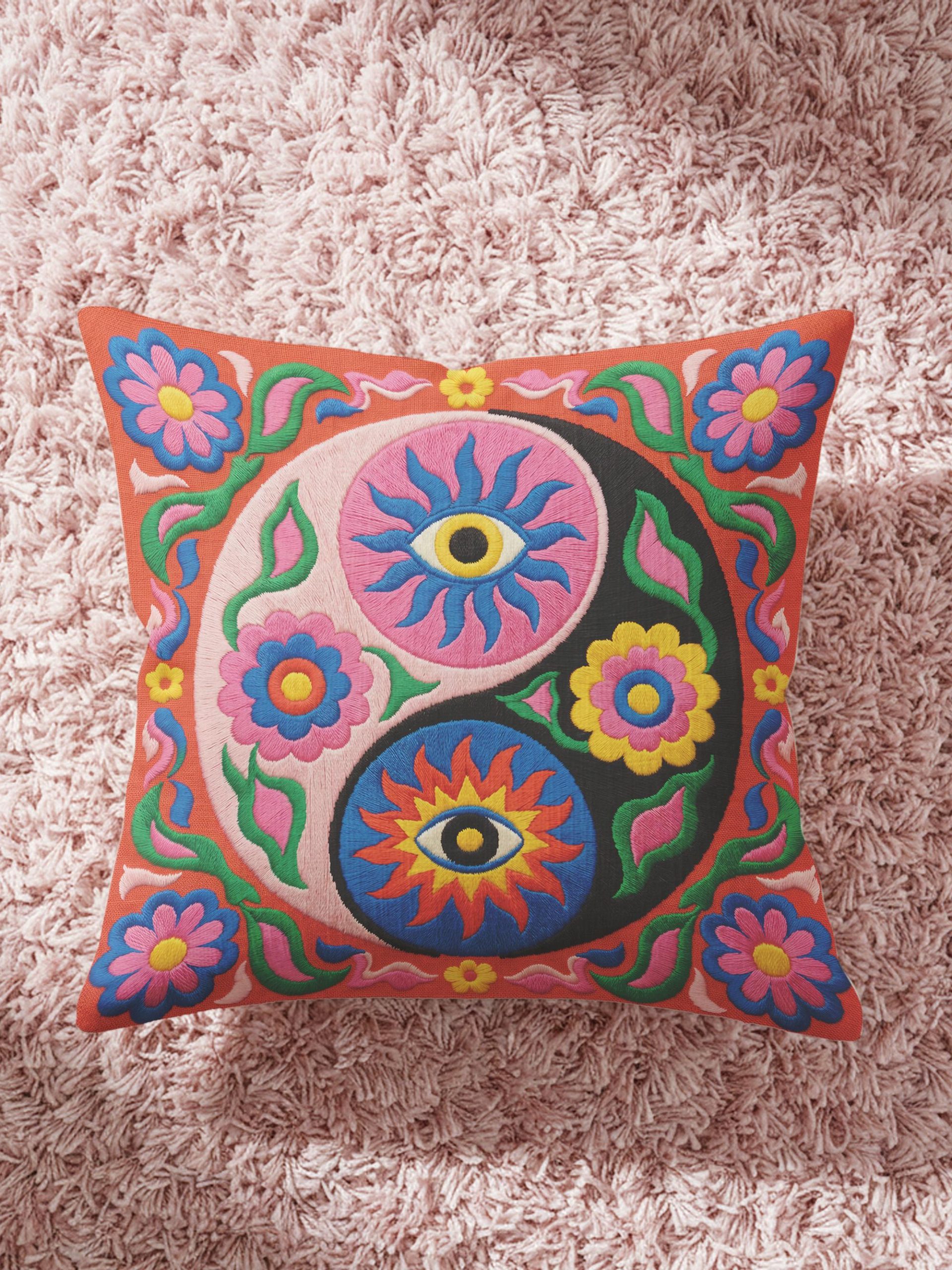 Minimalist Yin-Yang Pattern Cushions and Pillowcases - Image 2