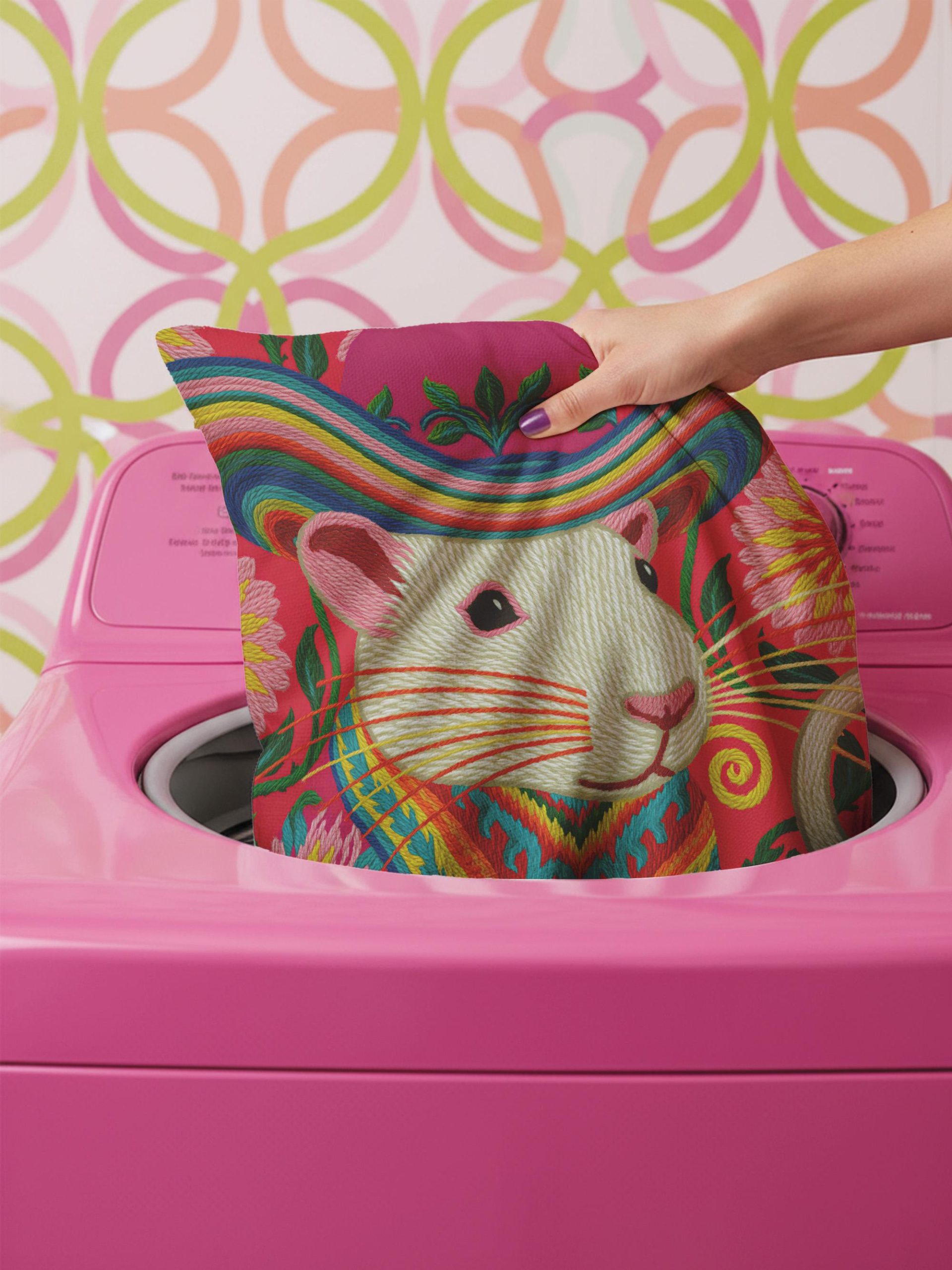 Maximalism Rainbow Animal Cushions - Image 6